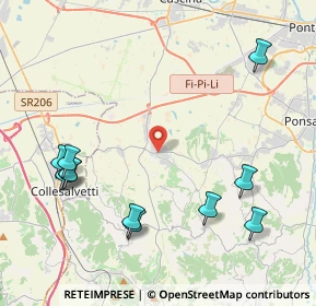 Mappa Via Vittorio Veneto, 56040 Collesalvetti LI, Italia (5.19273)