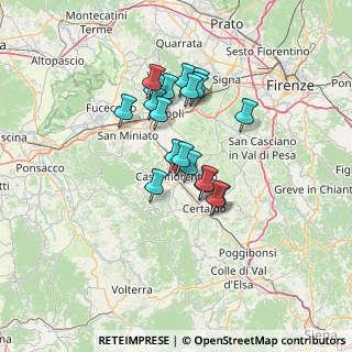 Mappa Piazza del Popolo, 50051 Castelfiorentino FI, Italia (10.835)