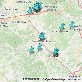 Mappa Piazza del Popolo, 50051 Castelfiorentino FI, Italia (9.6185)