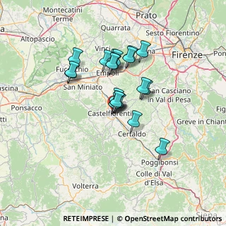 Mappa Via della Costituente, 50051 Castelfiorentino FI, Italia (10.604)