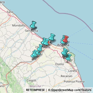 Mappa Via Boves, 60015 Falconara Marittima AN, Italia (11.46105)