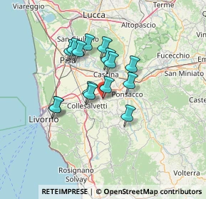Mappa 56040 Collesalvetti LI, Italia (10.89667)