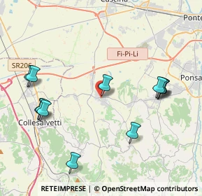 Mappa 56040 Collesalvetti LI, Italia (4.68667)