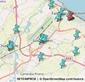 Mappa Piazza della Libertà, 60015 Falconara Marittima AN, Italia (2.5535)