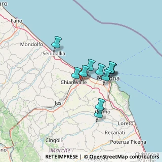 Mappa Via Pietro Mauri, 60020 Castelferretti AN, Italia (10.28364)