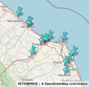 Mappa 60020 Castelferretti AN, Italia (15.49417)