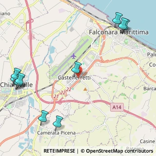 Mappa Via Sirio Sebastianelli, 60015 Falconara Marittima AN, Italia (3.23091)