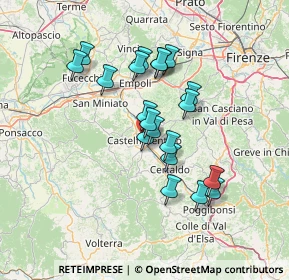 Mappa Via Sant Ippolito, 50051 Castelfiorentino FI, Italia (12.025)