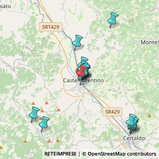 Mappa Via del Ferruzzino, 50051 Castelfiorentino FI, Italia (3.75125)