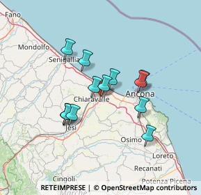 Mappa Via Marzabotto, 60015 Falconara Marittima AN, Italia (11.55769)