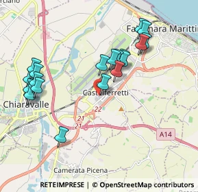 Mappa Via Marzabotto, 60015 Falconara Marittima AN, Italia (2.0935)