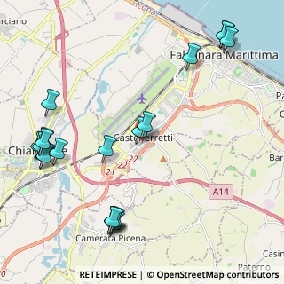 Mappa Via A. Fusinato, 60015 Falconara Marittima AN, Italia (2.833)