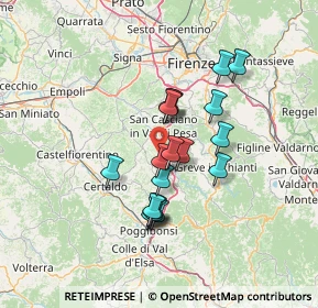 Mappa Via Malafrasca, 50026 San Casciano in Val di pesa FI, Italia (11.42278)