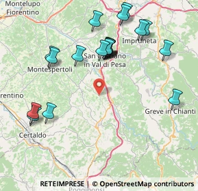 Mappa Via Malafrasca, 50026 San Casciano in Val di pesa FI, Italia (8.944)