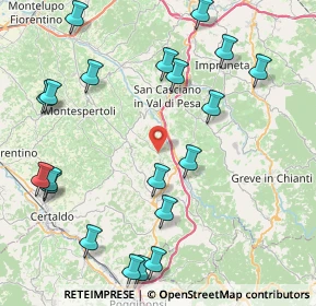 Mappa Via Malafrasca, 50026 San Casciano in Val di pesa FI, Italia (10.575)