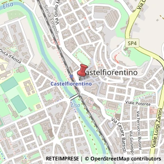 Mappa Via Agostino Testaferrata, 4, 50051 Castelfiorentino, Firenze (Toscana)