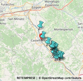 Mappa Via Ferruccio, 50051 Castelfiorentino FI, Italia (6.456)