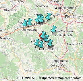 Mappa Via Ferruccio, 50051 Castelfiorentino FI, Italia (10.0525)