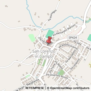 Mappa Via Vittorio Emanuele II, 18, 61047 San Lorenzo in Campo, Pesaro e Urbino (Marche)