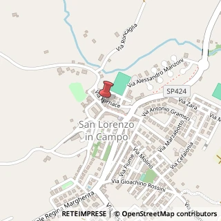 Mappa Via San Demetrio, 10, 61047 San Lorenzo in Campo, Pesaro e Urbino (Marche)