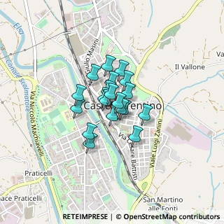 Mappa Via Volontari del Sangue, 50051 Castelfiorentino FI, Italia (0.237)