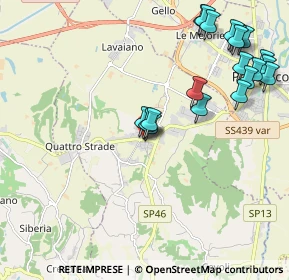 Mappa Via A. Gramsci, 56035 Casciana Terme Lari PI, Italia (2.4495)