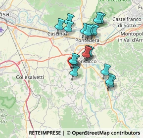 Mappa Via A. Gramsci, 56035 Casciana Terme Lari PI, Italia (6.43222)