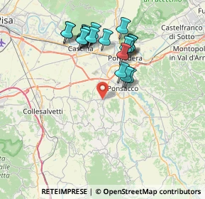 Mappa Via A. Gramsci, 56035 Casciana Terme Lari PI, Italia (7.651)
