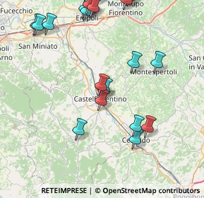 Mappa Via Vincenzo Bellini, 50051 Castelfiorentino FI, Italia (10.1115)