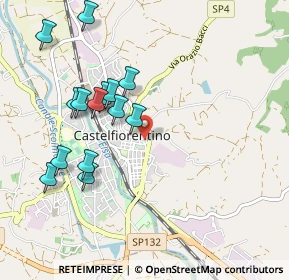 Mappa Via Vincenzo Bellini, 50051 Castelfiorentino FI, Italia (1.01429)