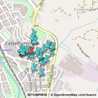 Mappa Via Vincenzo Bellini, 50051 Castelfiorentino FI, Italia (0.22414)