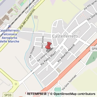 Mappa Via Vittorio Veneto, 12, 60015 Falconara Marittima, Ancona (Marche)