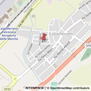 Mappa Via Marzabotto, 8, 60015 Falconara Marittima, Ancona (Marche)