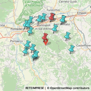 Mappa Via del Popolo, 56036 Palaia PI, Italia (8.255)