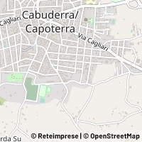 地図 Capoterra