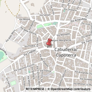 Mappa Via Cagliari, 203, 09012 Capoterra CA, Italia, 09012 Capoterra, Cagliari (Sardegna)