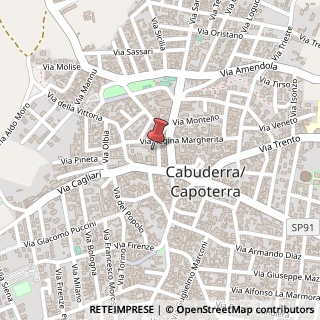 Mappa Via Vittorio Emanuele, 28, 09012 Capoterra, Cagliari (Sardegna)