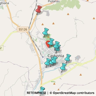 Mappa Via Trexenta, 09013 Carbonia SU, Italia (2.24167)
