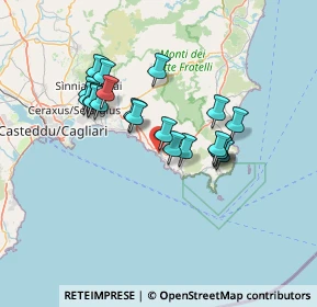 Mappa Località Geremeas, 09045 Quartu Sant'Elena CA, Italia (12.845)