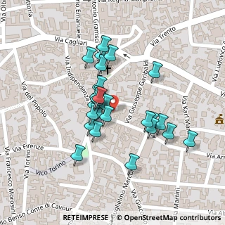 Mappa Via Garibaldi, 09012 Capoterra CA, Italia (0.09615)
