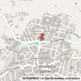 Mappa Via Santa Barbara, 6, 09012 Capoterra CA, Italia, 09012 Capoterra, Cagliari (Sardegna)