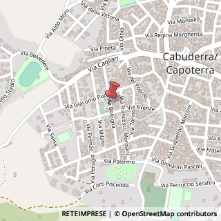 Mappa Via Bologna, 34, 09012 Capoterra, Cagliari (Sardegna)