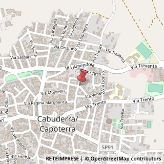 Mappa Via Venezia, 47, 09012 Capoterra, Cagliari (Sardegna)