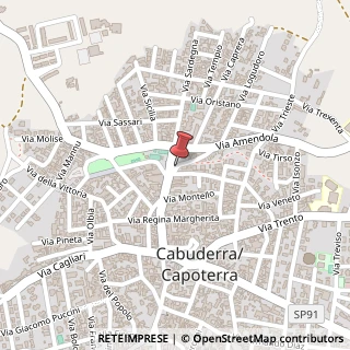 Mappa Via Grazia Deledda, 6/8, 09012 Capoterra, Cagliari (Sardegna)