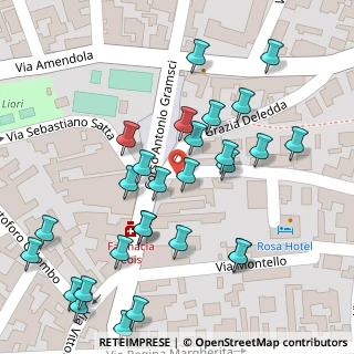 Mappa Via Venezia, 09012 Capoterra CA, Italia (0.06429)