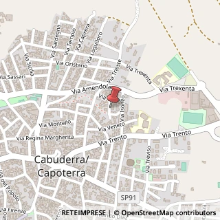 Mappa Via Tirso, 72, 09012 Monastir, Medio Campidano (Sardegna)