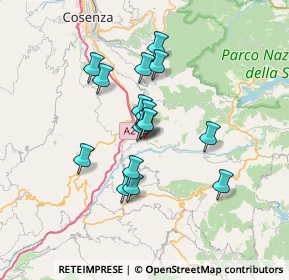 Mappa Discesa Clausi, 87054 Rogliano CS, Italia (5.86438)