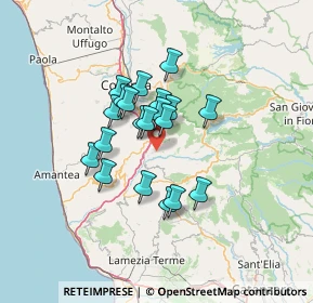 Mappa Discesa Clausi, 87054 Rogliano CS, Italia (10.7095)