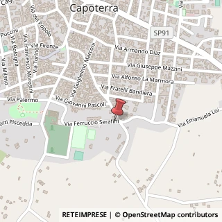 Mappa Via Ferruccio Serafini, 7, 09012 Capoterra, Cagliari (Sardegna)