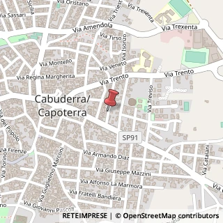 Mappa Vicolo Nazario Sauro,  15, 09012 Capoterra, Cagliari (Sardegna)